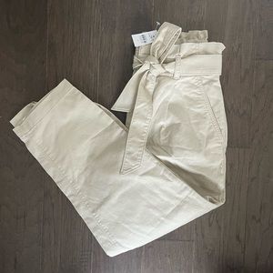 Loft tie waist pants NWT